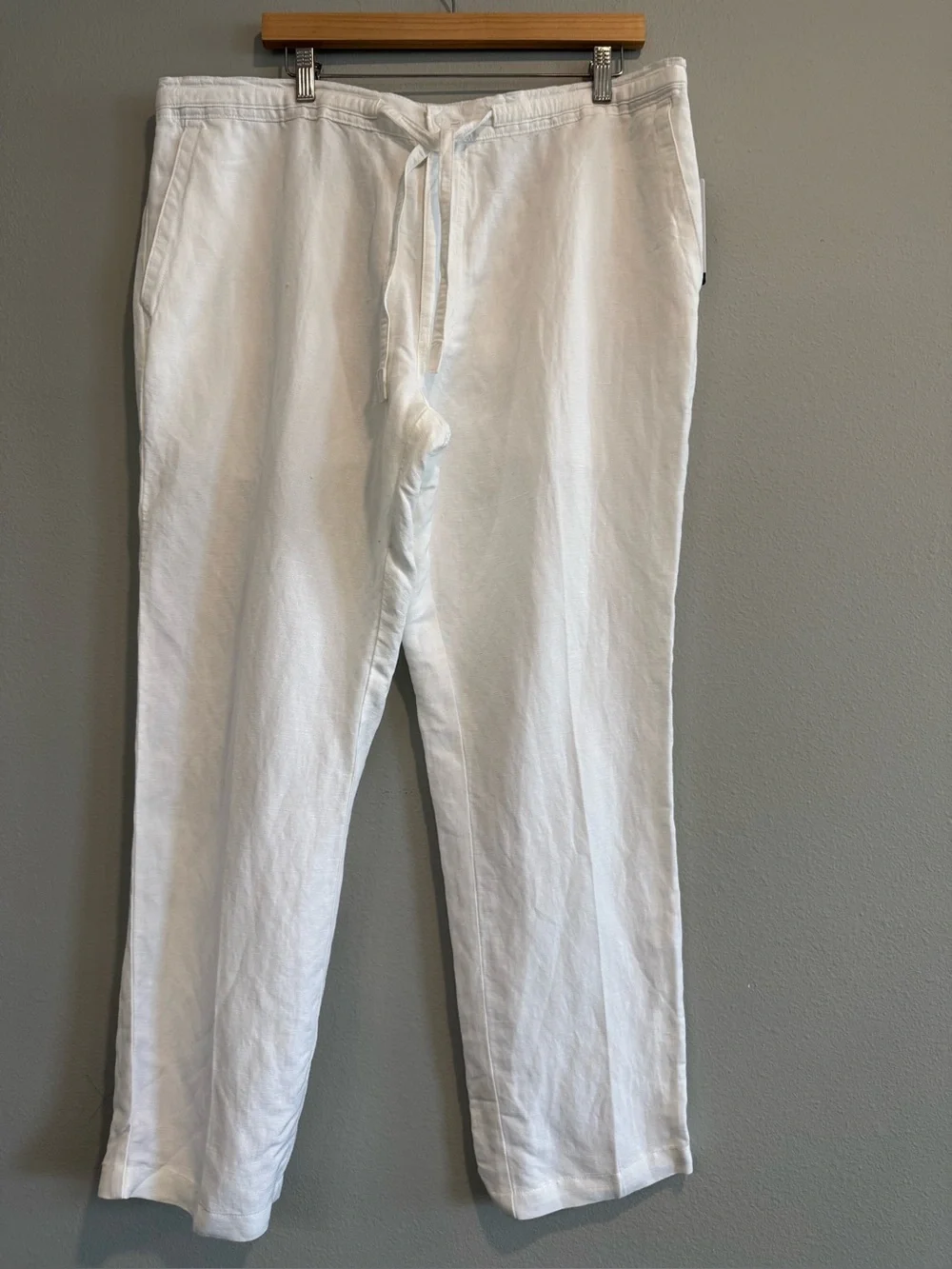 Cubavera Linen Blend Pants Beach Resort XL/30 NEW